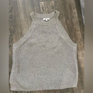 Womens madewell sleeveless top